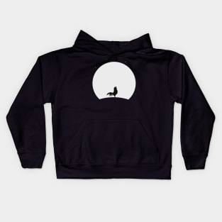 Midnight rooster Kids Hoodie